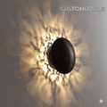 Radiance Ripple Customizable Modern Art Wall Sconce LED Wall Sconce Artful Ambient Lighting