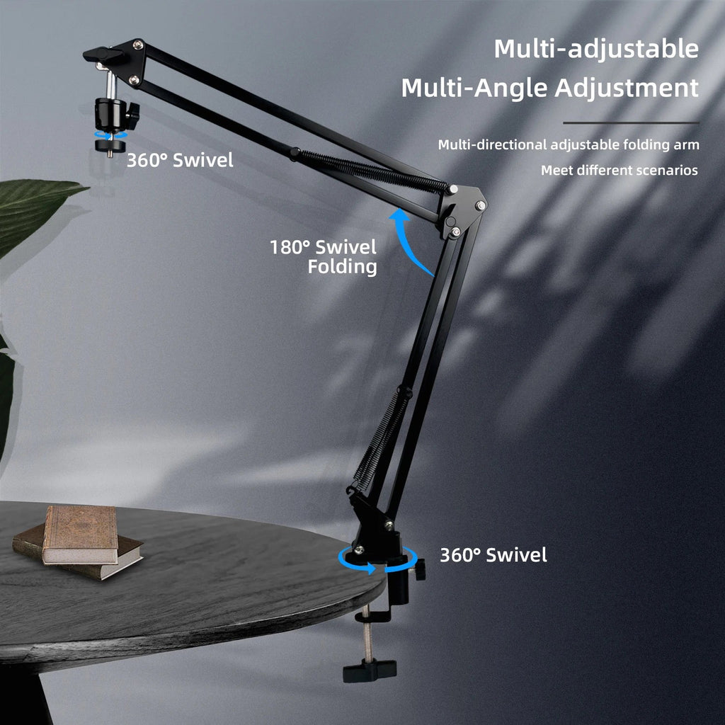 YIZHAN 48MP Digital Microscope 4K Video Recording USB HDMI Industrial Microscope Camera 150X C-mount Lens with Foldable Stand for Soldering