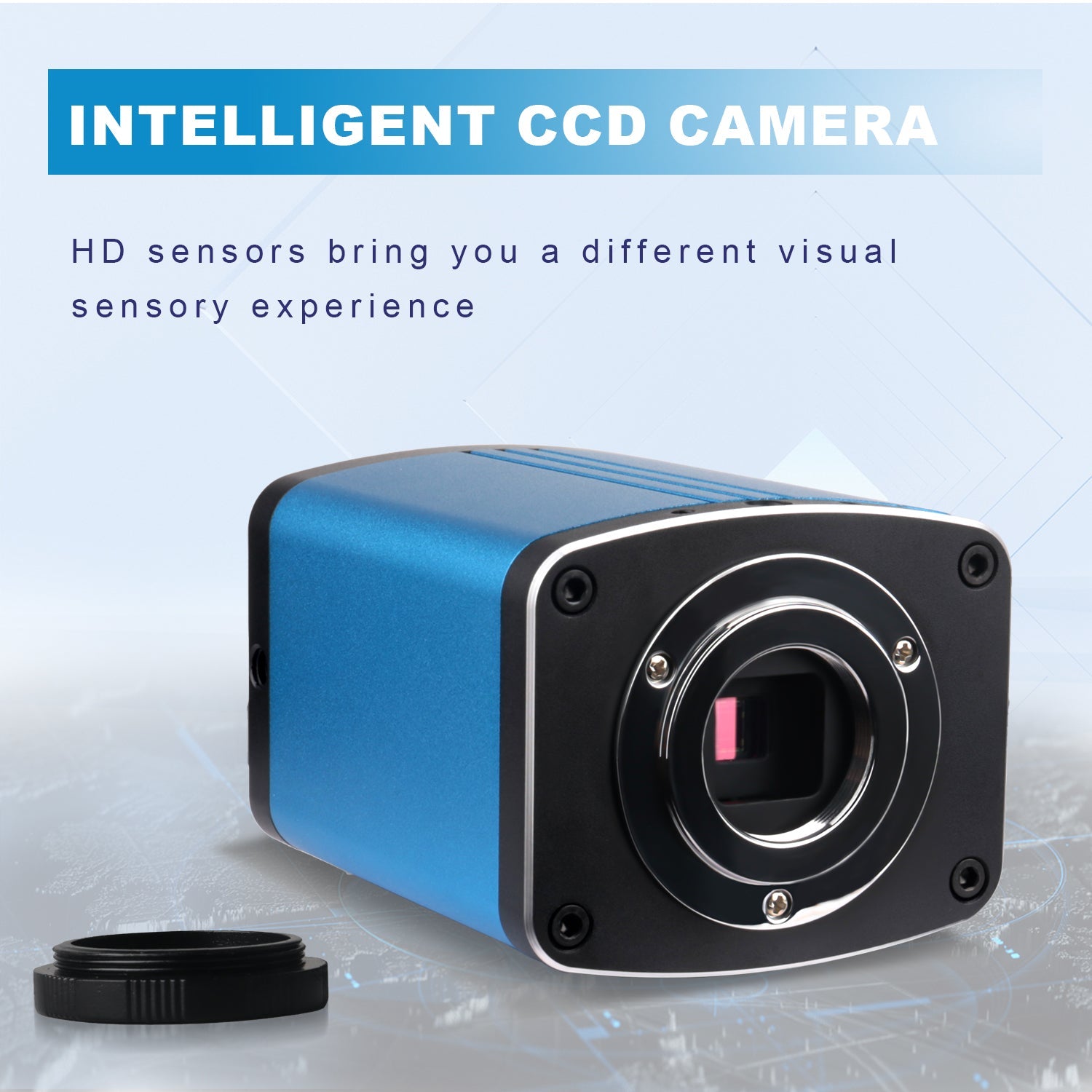 Auto focus industrial camera XZ5001 CCD lens ultra clear HDMI dual output capable of measuring and storing