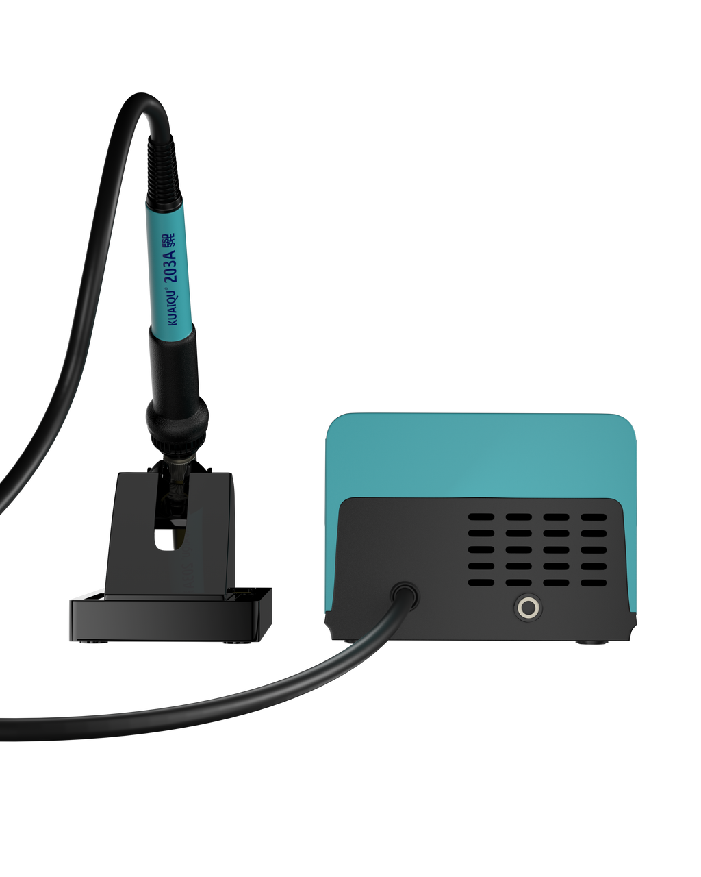 KUAIQU-203D 75W Professional Digital Soldering Station, 90-480°C Temp Control, Auto Sleep, LCD Display for Phone PCB Repair  15 sold in last 10 hours