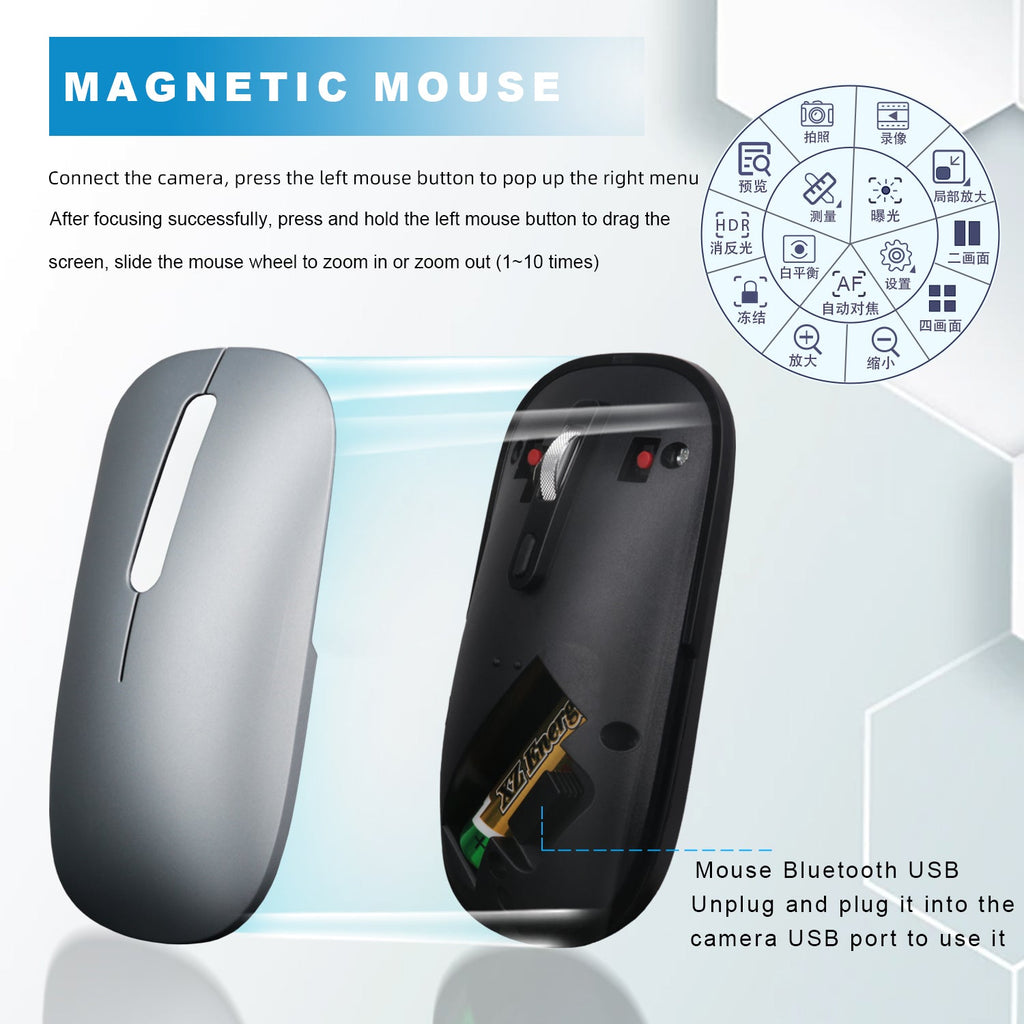 Auto focus industrial camera XZ5001 CCD lens ultra clear HDMI dual output capable of measuring and storing
